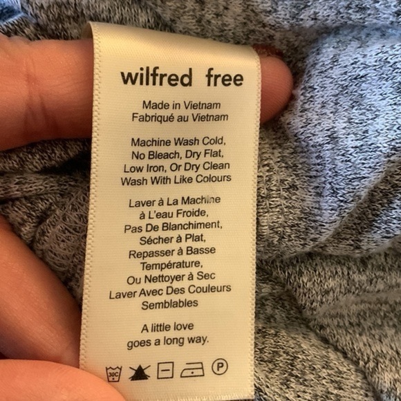 Wilfred Free Aritzia Light Grey Maxi Bodycon Dress - Picture 8 of 9